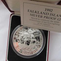 Falkland Islands 25 pounds 1992