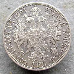 Austria Hungary 1 FL 1891