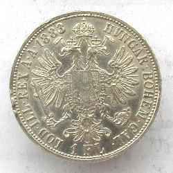 Австро-Венгрия 1 флорин 1883