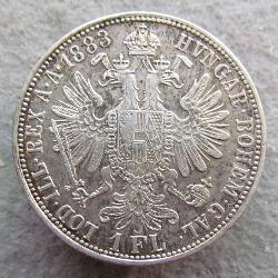 Австро-Венгрия 1 флорин 1883