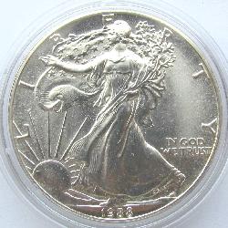 США 1 доллар - 1 унция 1988