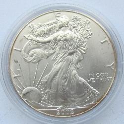 США 1 доллар - 1 унция. 2002
