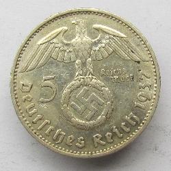 Германия 5 RM 1937 F
