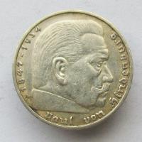 Germany 5 RM 1936 A