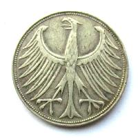 Deutschland 5 DM 1951 J