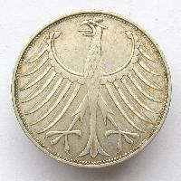 Germany 5 DM 1971 D