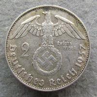 Germany 2 RM 1937 J