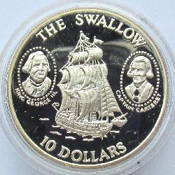 Соломоновы острова 10 долларов 1994