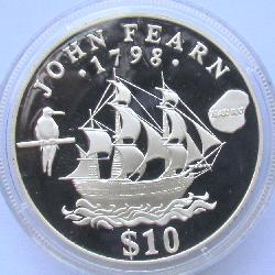 Науру 10 долларов 1994
