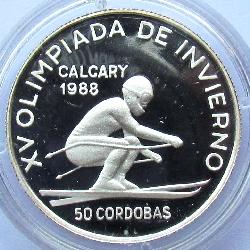 Nicaragua 50 cordoba 1988