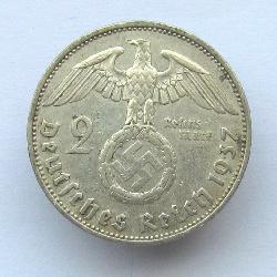 Германия 2 RM 1937 A
