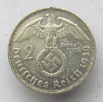 Germany 2 RM 1939 G