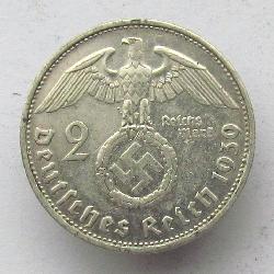 Deutschland 2 RM 1939 G