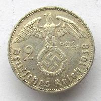 Germany 2 RM 1938 B