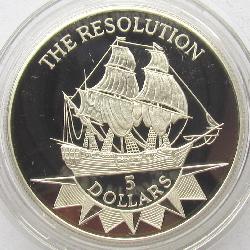 Niue 5 dollars 1996
