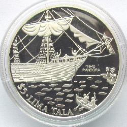 Tokelau 5 dollars 1993