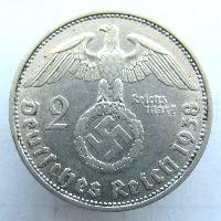 Германия 2 RM 1938 D