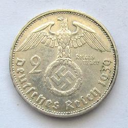 Германия 2 RM 1939 G