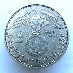 Německo 2 RM 1938 A