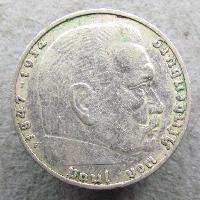 Germany 2 RM 1937 F