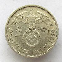 Germany 5 RM 1936 A