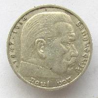 Germany 5 RM 1936 A