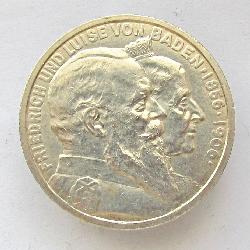 Баден 5 марок 1906