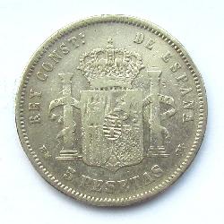 Spain 5 pts 1878