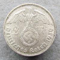 Германия 2 RM 1939 D