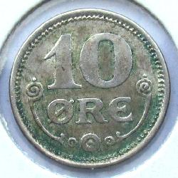 Дания 10 ore 1918