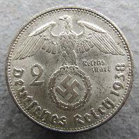 Germany 2 RM 1938 B