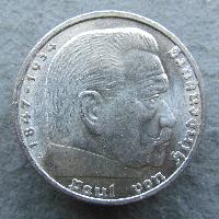 Germany 5 RM 1936 A