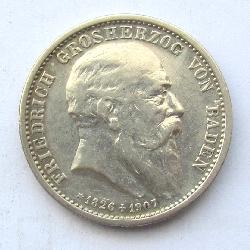 Баден 2 марки 1907
