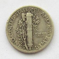 США 10 центов 1942 S