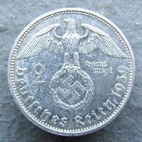 Германия 2 RM 1939 A