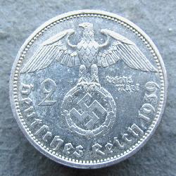 Německo 2 RM 1939 A