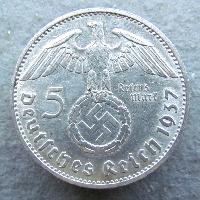 Germany 5 RM 1937 E