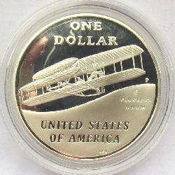 США 1 доллар 2003 ПРУФ