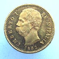 Italy 20 lire 1882