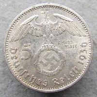 Německo 5 RM 1936 A