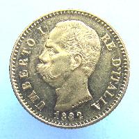 Italy 20 lire 1882