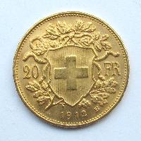 Schweiz 20 Fr 1912 B