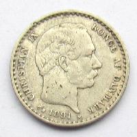 Denmark 10 ore 1891