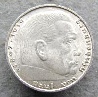 Germany 2 RM 1939 D