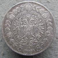 Австро-Венгрия 5 крон 1909