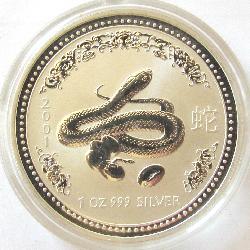 Austrálie 1 dolar 2001