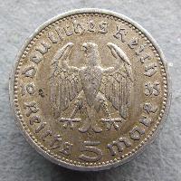 Germany 5 RM 1935 A