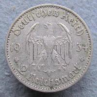 Германия 2 RM 1934 A