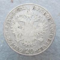 Austria Hungary 20 kreuzer 1831 A