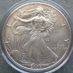 США 1 доллар - 1 унция 2005